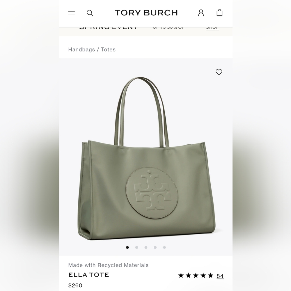 Tory Burch Ella Tote Bag - Picture 5 of 9